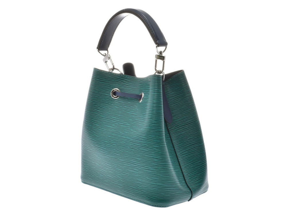 Louis Vuitton Mure Epi Vert Strap Hobo Road Indigo Bag Leather Noe Neo Blue